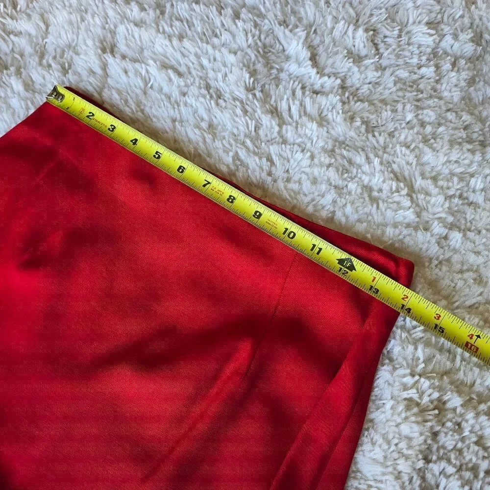 FRANCINE BROWER Women's Brazer Skirt Set Red‎ size 6 Vintage
